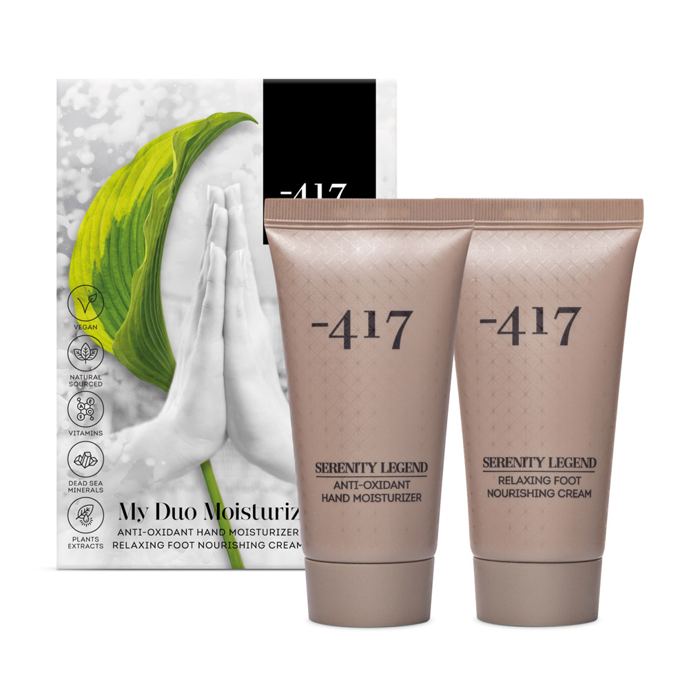 Набір засобів для тіла: крем для рук +  крем для стоп - Sale Minus 417 My Dead Sea Spa Duo Moisturizers Set Mini — фото 1