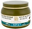 Маска для сухого і фарбованого волосся з оливковою олією і медом - Sale