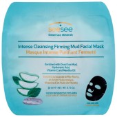 Тканевая очищающая грязевая маска для лица