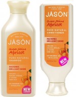 Набір шампунь і кондиціонер для блиску волосся «Абрикос»