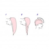 Тюрбан для сушіння волосся