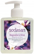 Органическое мыло с магнолией и оливой
