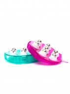 Силіконовий двосторонній масажер рукавиця