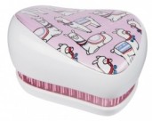 Расческа для волос бело-сиреневая