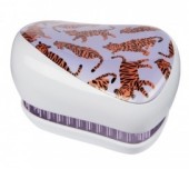 Расческа для волос сиренево-белая