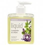 Органическое жидкое мыло с лавандовым и оливковым маслами