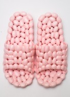 Каучукові масажні тапочки рожеві